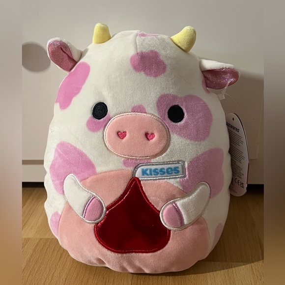 Squishmallows Other - NWT Squishmallow Evangelica Cow 8” – Hershey’s Kisses Valentine Squad #1178